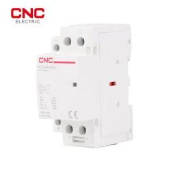 CNC YCCH6 2P Din rail Household ac contattore modulare 25A 40A 220V/230V 50/60HZ 2NO 2NC o 1NO 1NC