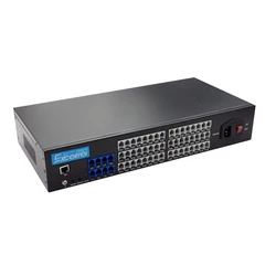 EXCELLTEL Hotsales Business PABX TP848-848 Rack-monteerbare telefoonschakelaar Eenvoudige bedrading Pbx-systeem