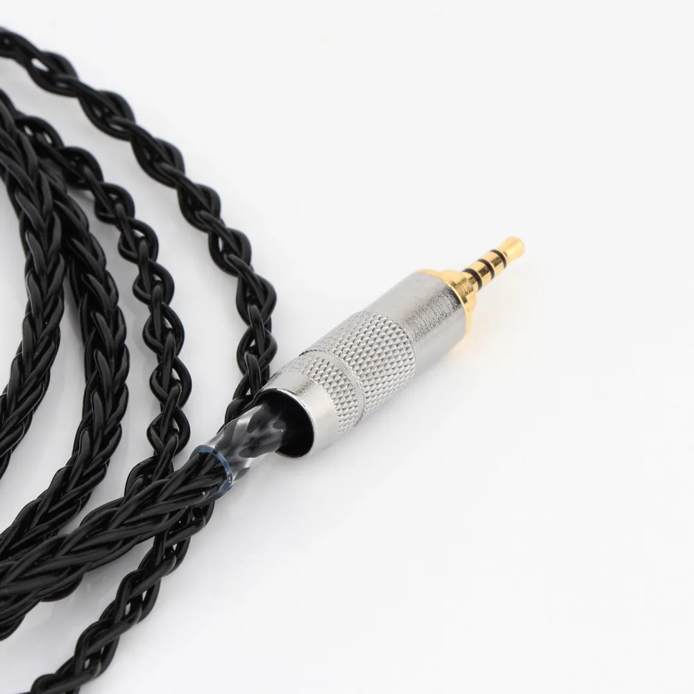 8-жильный посеребренный кабель для наушников Denon AH-D600 D7100 Hifiman Sundara Ananda HE1000se HE6se he400