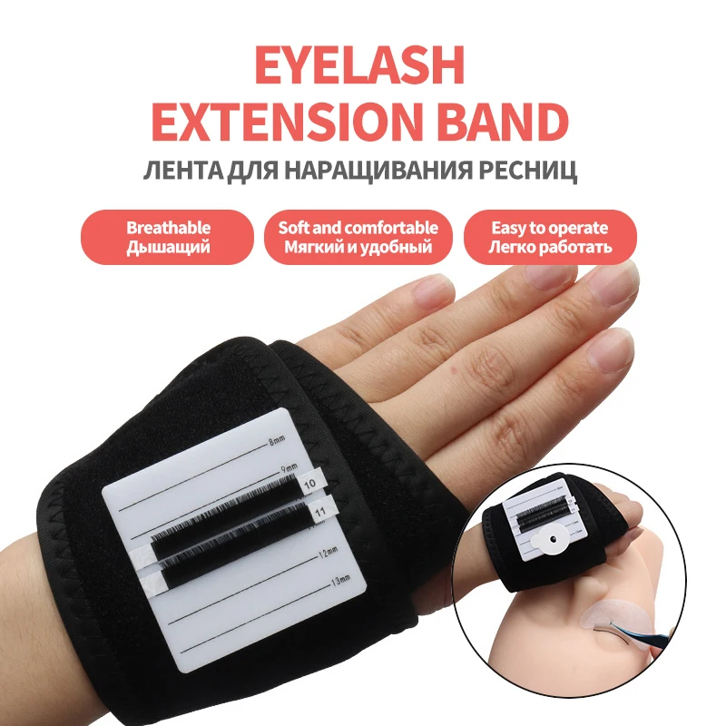 Eyelash Extension Gloves Makeup Tools Lash Extension Bandage Individual Eyelash Extensions Grafting Stand Palette Tool