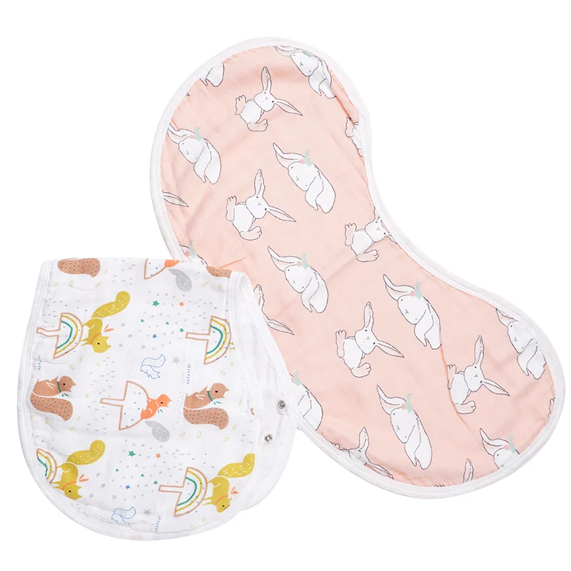 Baby Bibs Feeding Solid Food Comfortable Saliva Towel Newborn Cartoon Aprons Baby Bibs Fashionable Different Styles Burp Cloth