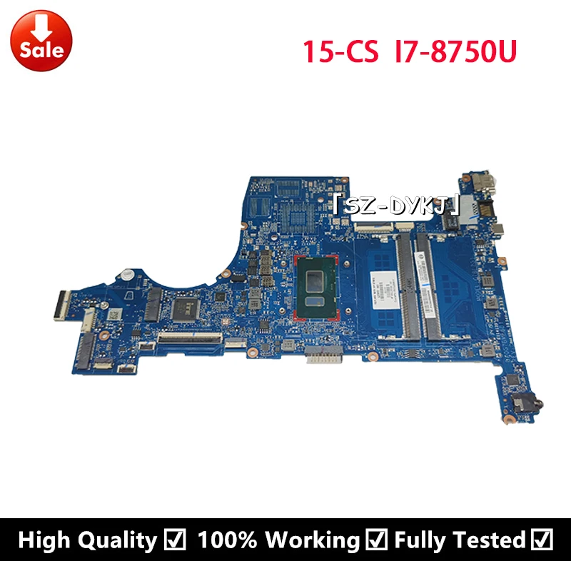 Placa base para ordenador portátil HP 15-CS, L25559-601, L22822-601, DA0G7BMB6D1, con i7-8550U