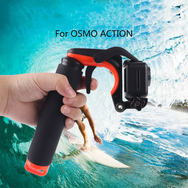 Shutter Trigger Floating Hand Grip Diving Swimming Buoyancy Rod Pole Stick Monopod For DJI Osmo Action Sports Camera Accessories