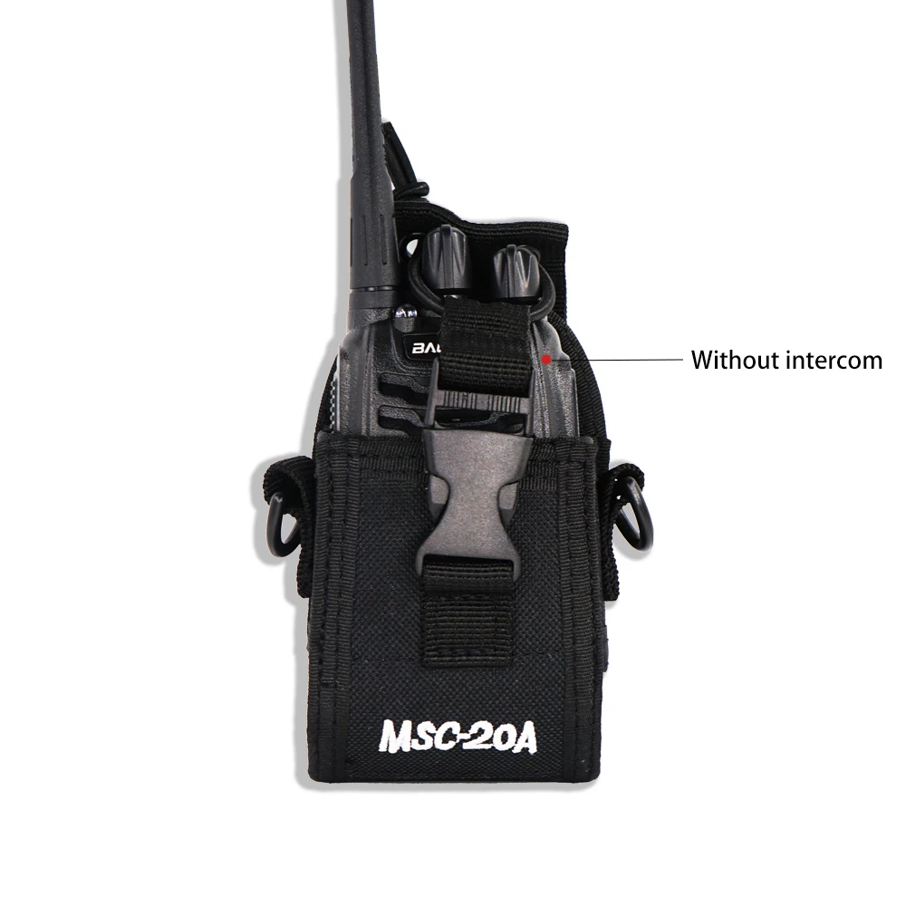 MSC-20A KENWOOD BF-UV82 UV5R UV9R Plus BF-888SRadio Portable Nylon Bag Interphone Bag Free arm bands