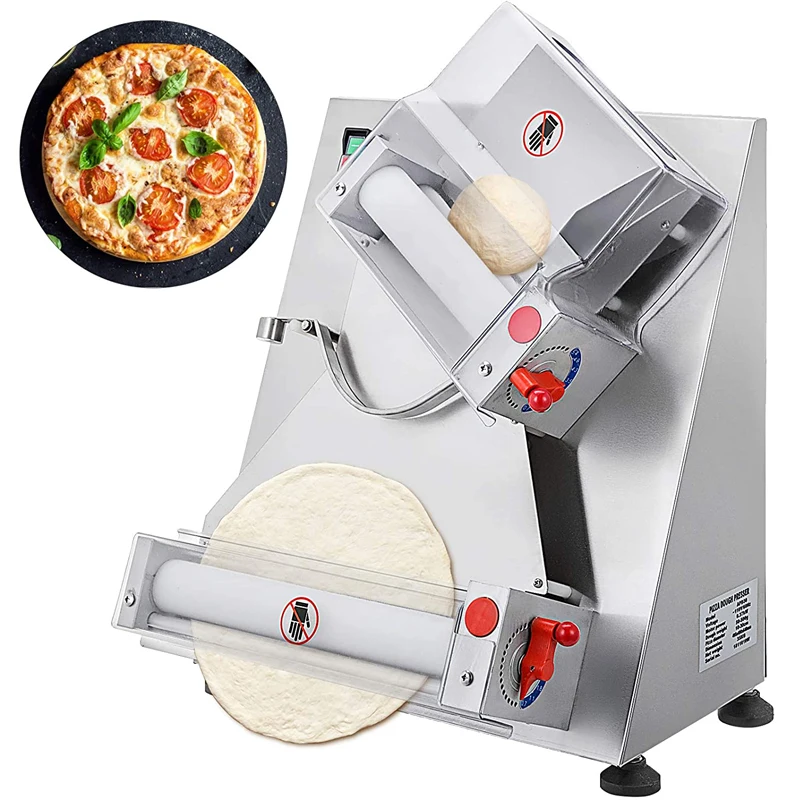 Pizza Maker Dough Machine Commercial Dough Roller Sheeter   Machine Bakery Pizza shaper Pasta Noodle Pizza Bread Equipment 370w