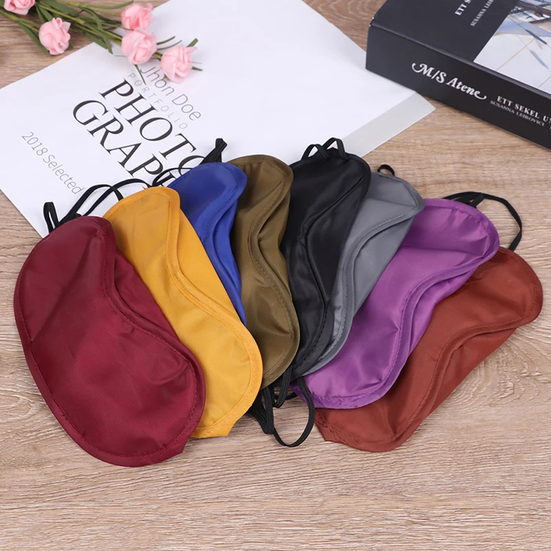 10PCS Eye Aid Travel Rest Eye Cover Sleeping Mask Aviation Sleep Mask Unisex Fashion Portable Elastic Bandage Hot