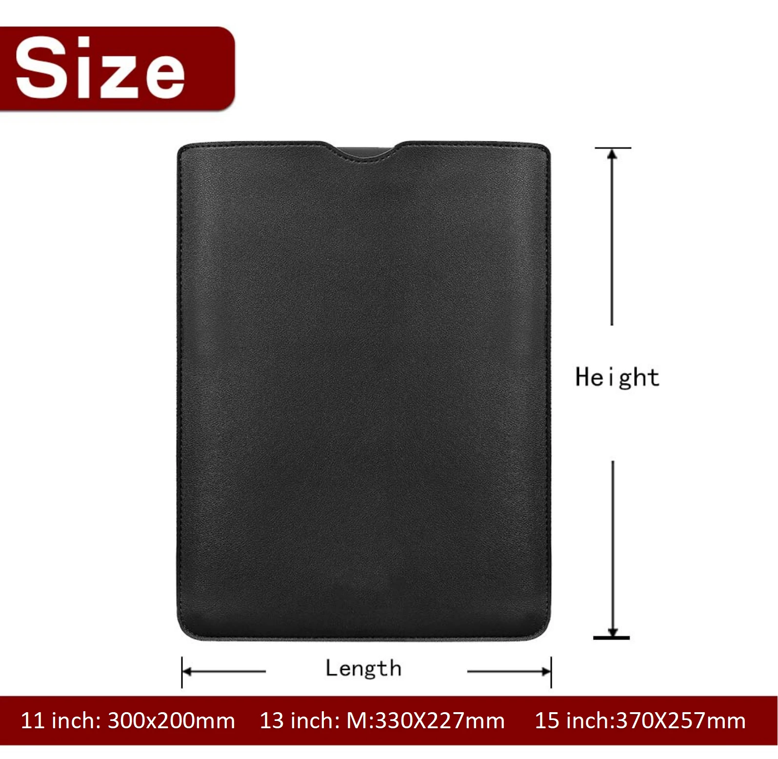 For Macbook Air Pro 13.3 Laptop Bag PU Leather Stand Cover Hand Pattern Portable ASUS Huawei 11 12 13 14 15 Inch Notebook Case