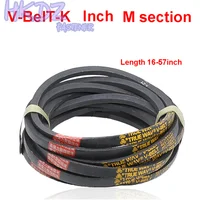 Sección M V-BelT-K Cinturón enojado Tamaño en pulgadas M16 M17 M18 M19 M20 M21 M22 M23 M24 M25