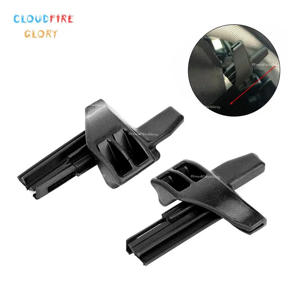 

CloudFireGlory Pair Parcel Shelf Clips Plastic Retaining Black A1696930284 For Mercedes Benz W169 A-Class W245 B-Class 2005-2008