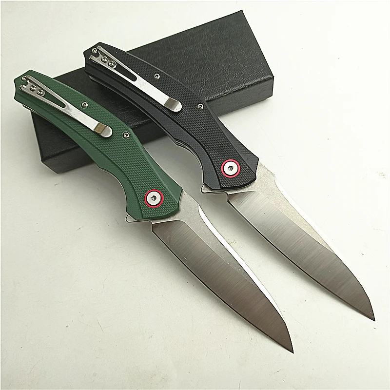 Kesiwo L141 D2 Steel EDC Folding Knife G10 Handle Ball Bearing Outdoor Pocket Camping Hunting Survival Knife EDC Tool