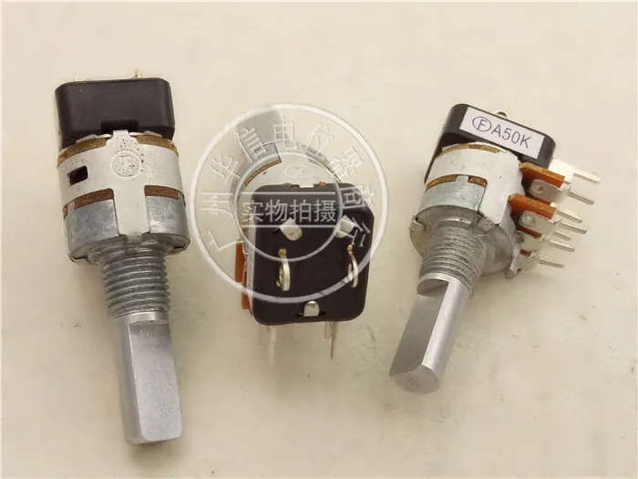 

Original New 100% F 128 dual with switch potentiometer A50K handle length 20MMF