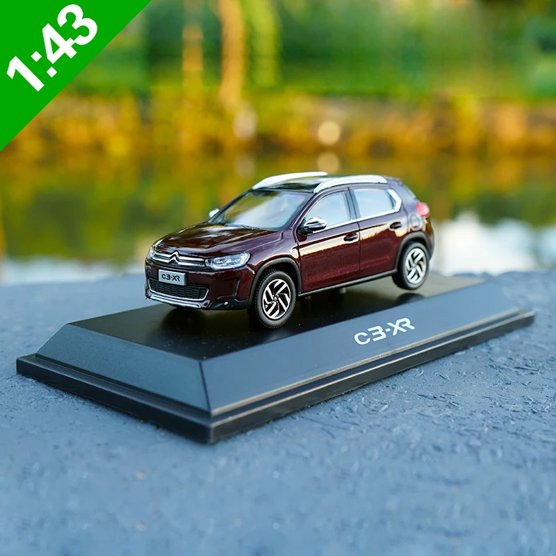 CITROEN-modelo de coche de aleación de C3-XR, vehículo estático de Metal de alta simulación, 1:43, para regalo coleccionable