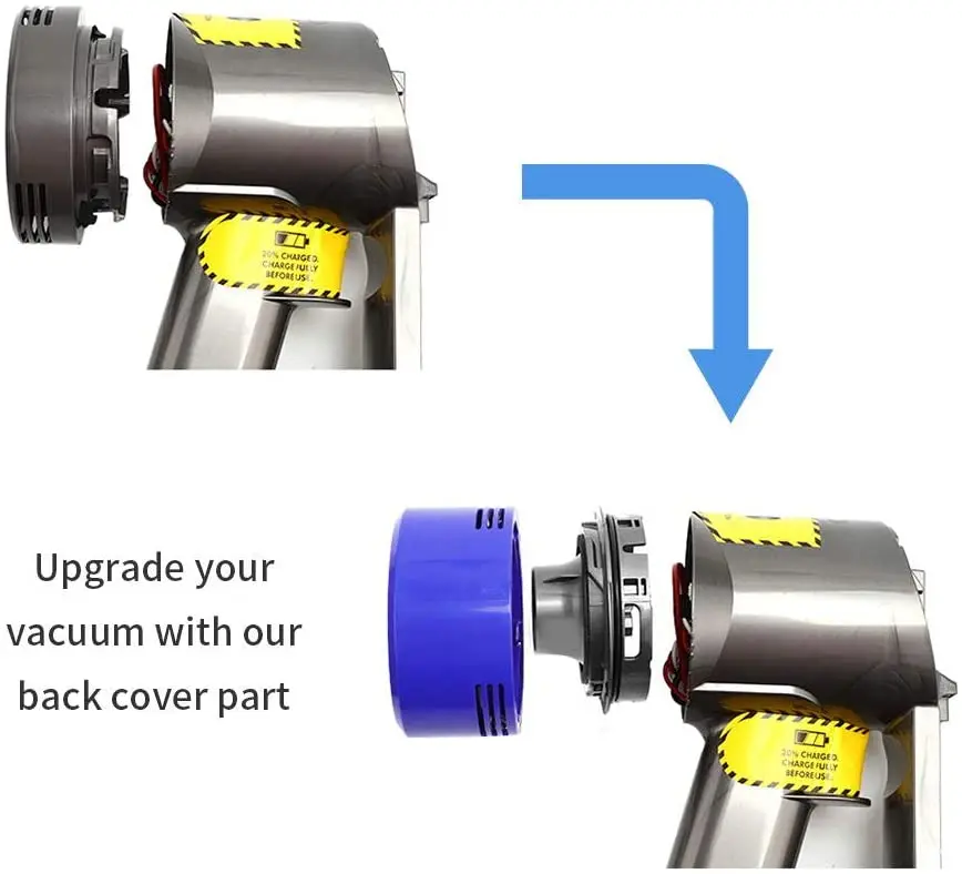 Substituição da tampa do motor para Dyson, Filtro HEPA, Compatível com Dyson V7