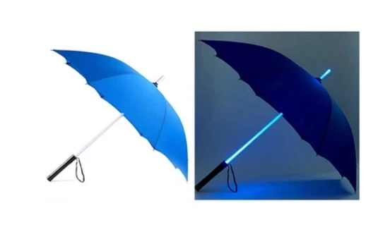 7 Color change LED Lightsaber Light Up Umbrella Laser sword Golf Torch Umbrella belly dance girls christmas birthday gifts