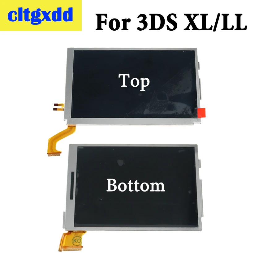 

cltgxdd Top Upper & Bottom Lower LCD Display Screen Replacement For Nintendo 3DS XL LL 3DSXL 3DSLL