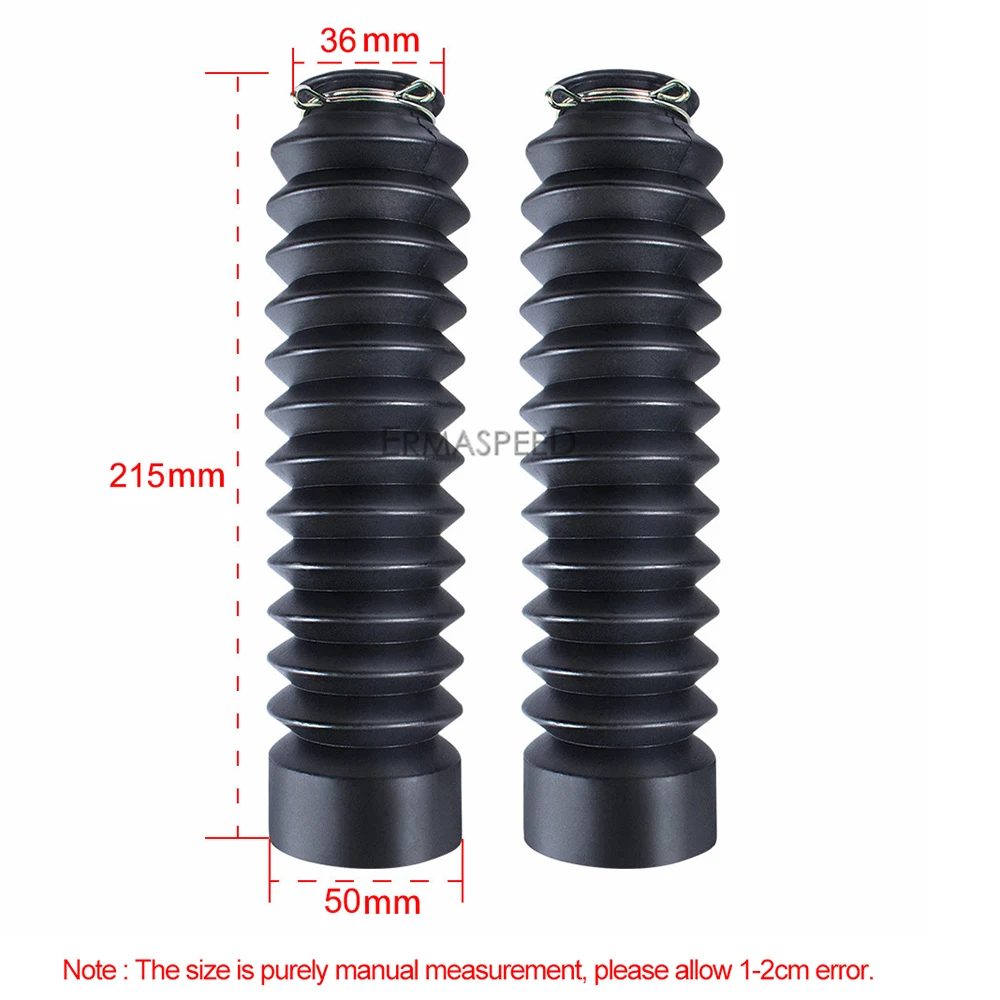 오토바이 프론트 포크 커버 각반, 각반 부츠 충격 보호대, 먼지 가드, 오토바이 모토크로스 오프로드 피트 더트 바이크