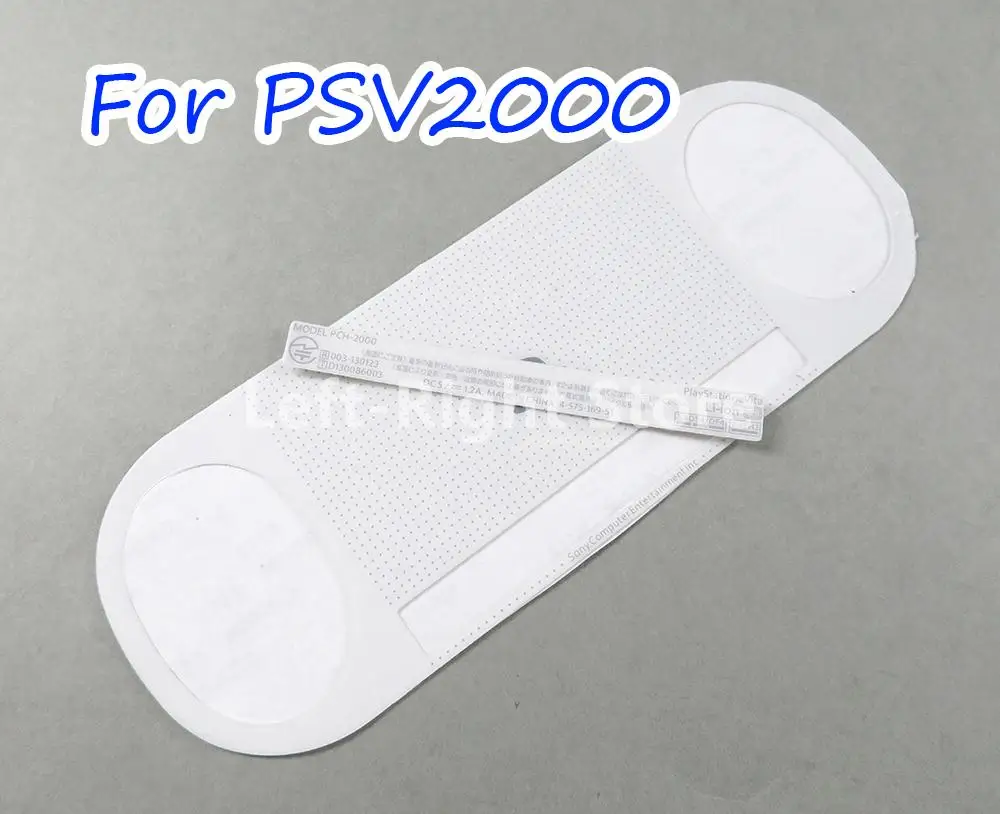 

20sets Sticker Label For ps vita 2000 console For PSV 2000 PSV2000 host back shell cover back faceplate Label