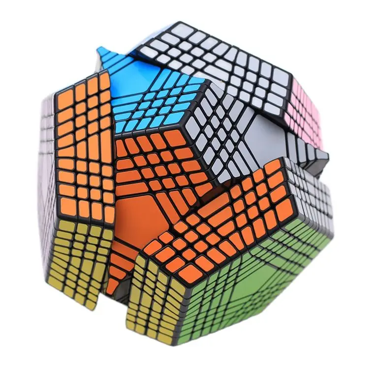 Tantangan Tinggi Shengshou Petaminx Kubus Hitam 9X9 Puzzle Ajaib Putar 9X9X9 Cubo Magico Mainan Kubus Anak Pendidikan Profesional