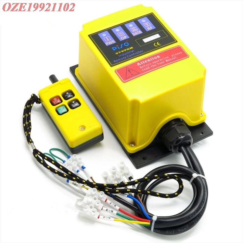 

1PC Electric Hoist Used AC 220V 380V Direct control industrial remote control Built-in AC Contactor 4 buttons TX 100M Distance