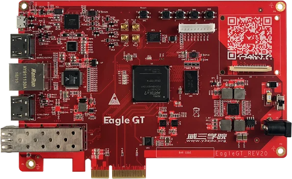 PCIe Development Board FPGA Development Board Gigabit Development Board Eaglegt Artix7 Xilinx