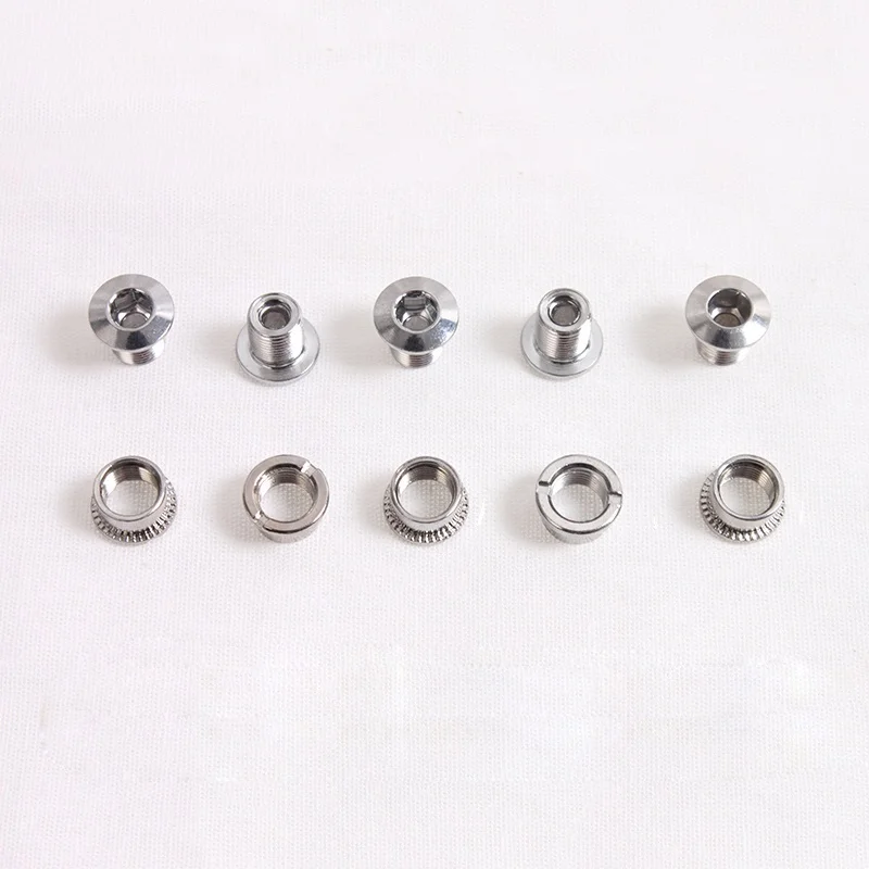 KRSEC 5PC MTB Kettenblatt Bolzen 6.5/8,5mm Fahrrad Kettenblatt Crew mountainbike teile zubehör Fahrrad Kurbel Schraube – Detail 10