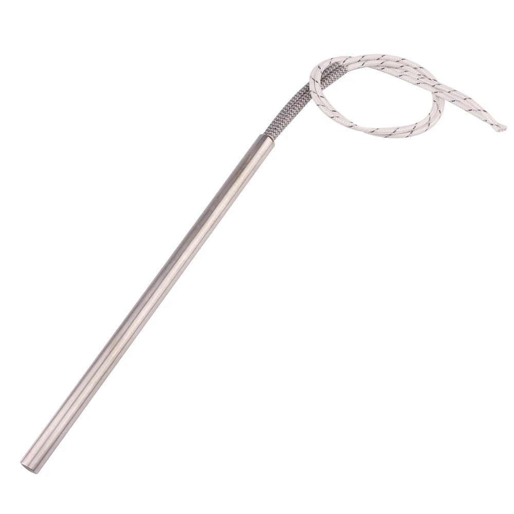 DERNORD Widerstand Element für Form 110v 700w 9x190mm SUS304 Elektrische Rohr Heizung Element 3d Drucker heizung Patrone