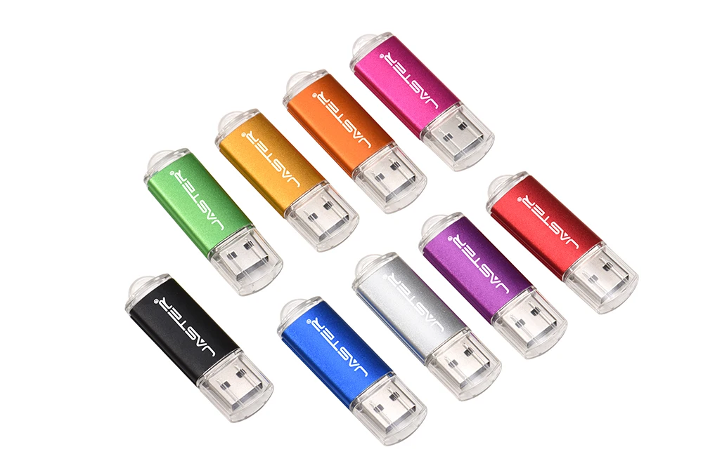 JASTER Neue Kreative Mit Schlüsselanhänger USB 2.0 Flash Drive 128GB 64GB 32GB 16GB 8GB 4GB 128MB Pendrive Mode 9 Farben U Stick Geschenk – Detail 1