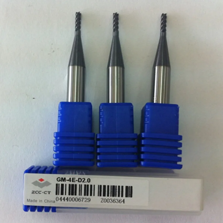 ZCC.CT GM-4E GM-4E-D1.0S GM-4E-D1.5S GM-4E-D2.0S GM-4E-D3.0S GM-4E-D4.0S End Mill Milling Cutter