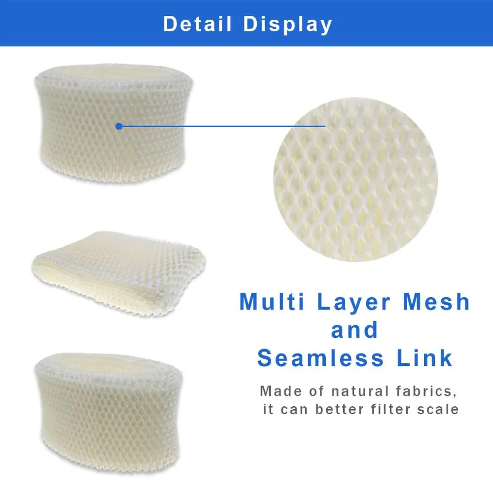 3Pcs Air Humidifier filters Parts Filter bacteria scale Humidifier for Philips HU4801 HU4802 HU4803 HU4811 HU4813 high quality