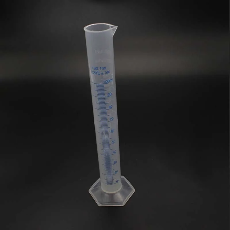 High Quality Measuring Cylinder Laboratory Test Graduated Liquid Trial Tube Jar Tool Chemistry Lab Equipment 10/25/50/100/250ml