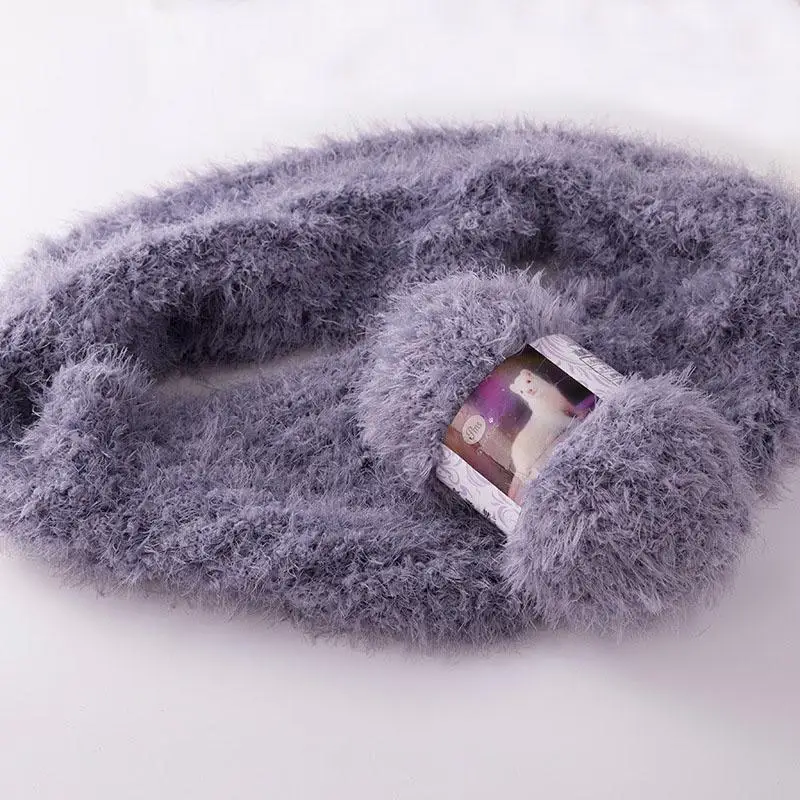 100 جرام/الكرة الشعر الطويل غزل المنك فو الفراء الموهير الصوف غزل الكشمير DIY بها بنفسك اليد الحياكة سترة كروشيه الموضوع غزل الطفل FZ17 #2