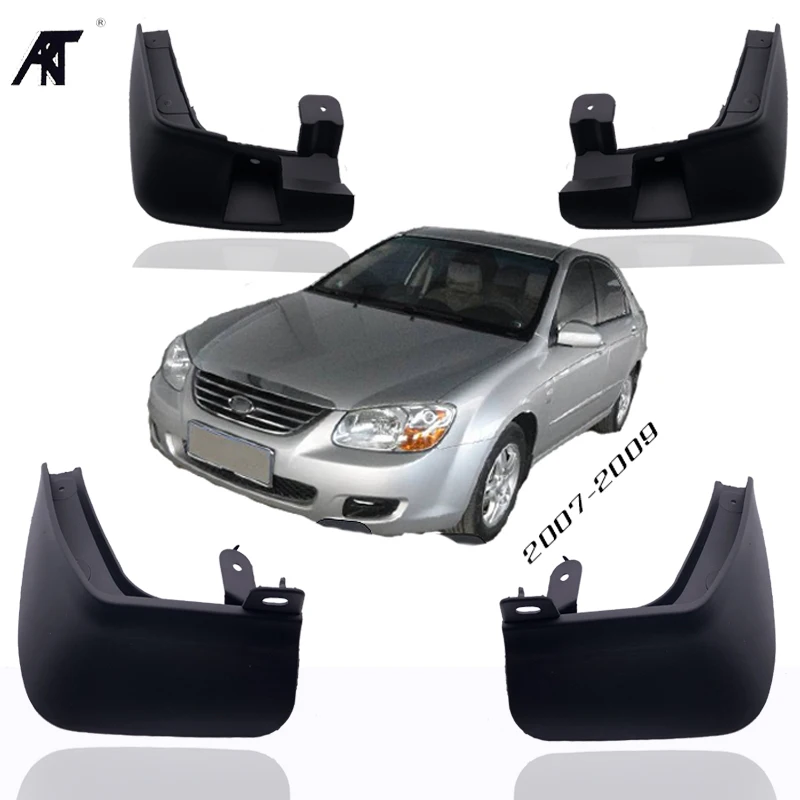 Mud Flaps For Kia Cerato / Spectra 2007 2008 2009 4-Dr Sedan Mudflaps Splash Guards Car Mud Flap Mudguards Fender Front Rear