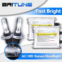 H1 H11 H7 Xenon HID Conversion Kit Ignition Fast Bright Start Headlight Lens 12V 35W AC Ballast Bulb 9005 9006 4300K 6000K 8000K