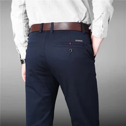 2023 Luxury Straight Business Casual Men Pants High Quality Designer Spring Autumn Elegant Male Leisure Long Formal Trousers