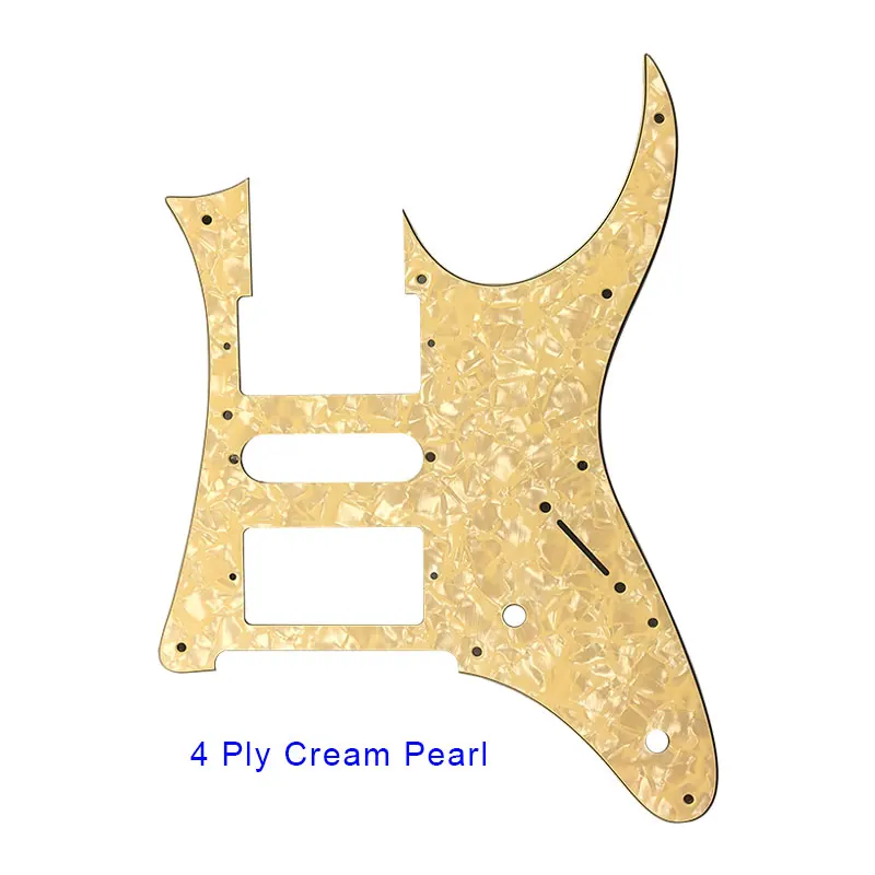 Xinyue Custom Guitar Parts - For 10 Mountong Screws MIJ Ibanez RG 350 DXZ Guitar Pickguard HSH Humbucker Pickup Scratch Plate