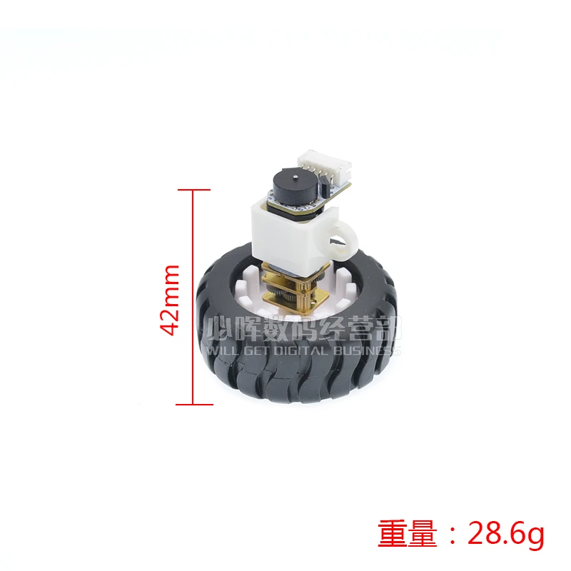12GA-N20 DC reduction motor paired with tire bracket with Hall encoder micro reduction motor sleeve