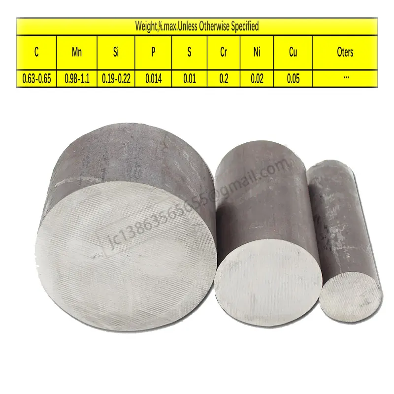 Tool Round Bar ASTM A1066 Die Steel Mold Steel 65Mn Alloy bar 16mm 18mm 20mm 22mm 25mm 28mm