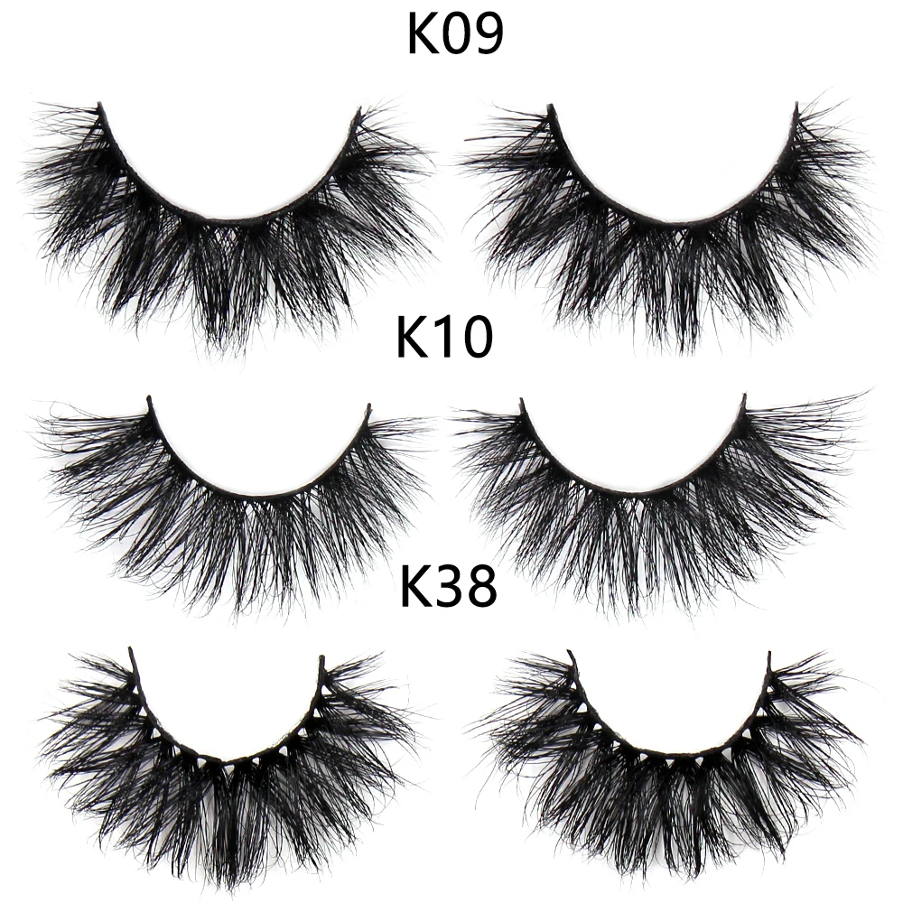 FOXESJI Make-up Nerz Wimpern Flauschige weiche volle gefälschte Wimpern Dicke falsche Wimpern Wispy Lash Extension Natürliche 3D-Augen-Nerzwimpern – Detail 12