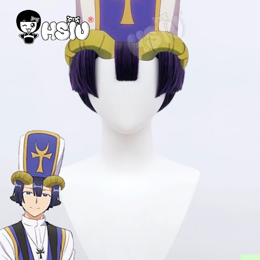 

HSIU demon Priest Leonardo wig Anime Sleepy Princess in the Demon Castle Princess Cosplay+Free wig cap