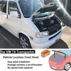 1pcリフトサポートフォルクスワーゲンvw T4トランスポーター1990-2003用フロントボンネットフードガス春プロップロッド衝撃ダンパーアブソーバー