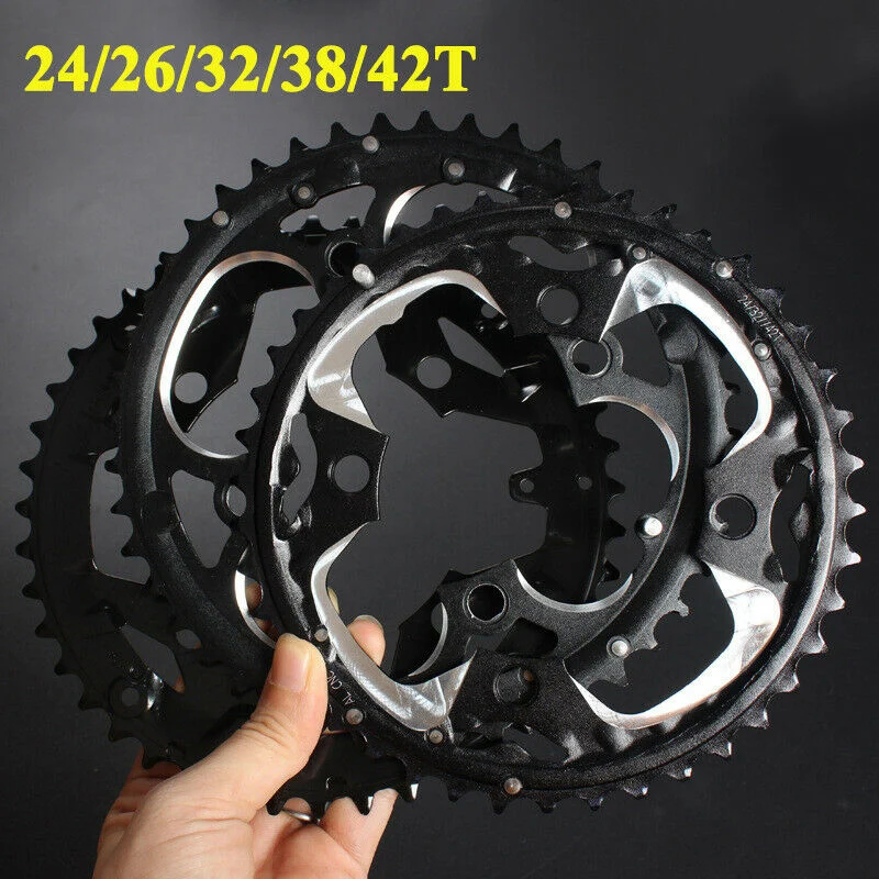 104/64BCD mtb Chainring 24/26/32/38/42T Double/Triple Chainwheel 3*10S/2*10S for Shimano crankset Mountain Bike parts