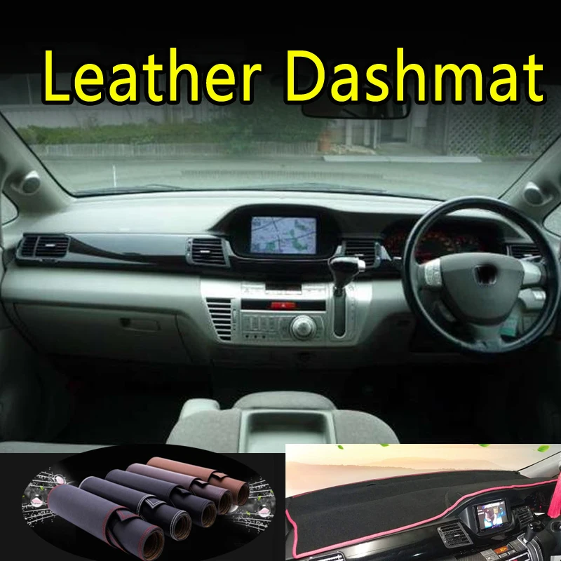 

For Honda Edix FR-V 2004 2005 2006 2007 2008 2009 Leather Dashmat Dashboard Cover Dash Mat Carpet Car Styling Accessories Carpet