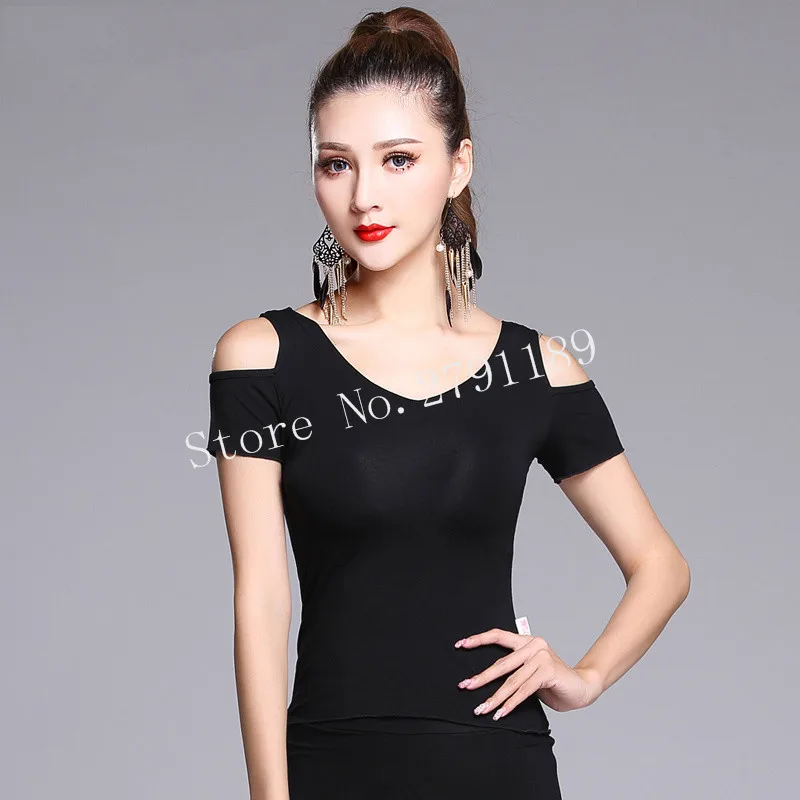 Smooth Ballroom Dance Costume Tops Latin Cha Cha Flamenco Dance Blouses Modern Standard Outfits Tango Waltz Salsa Samba Tops