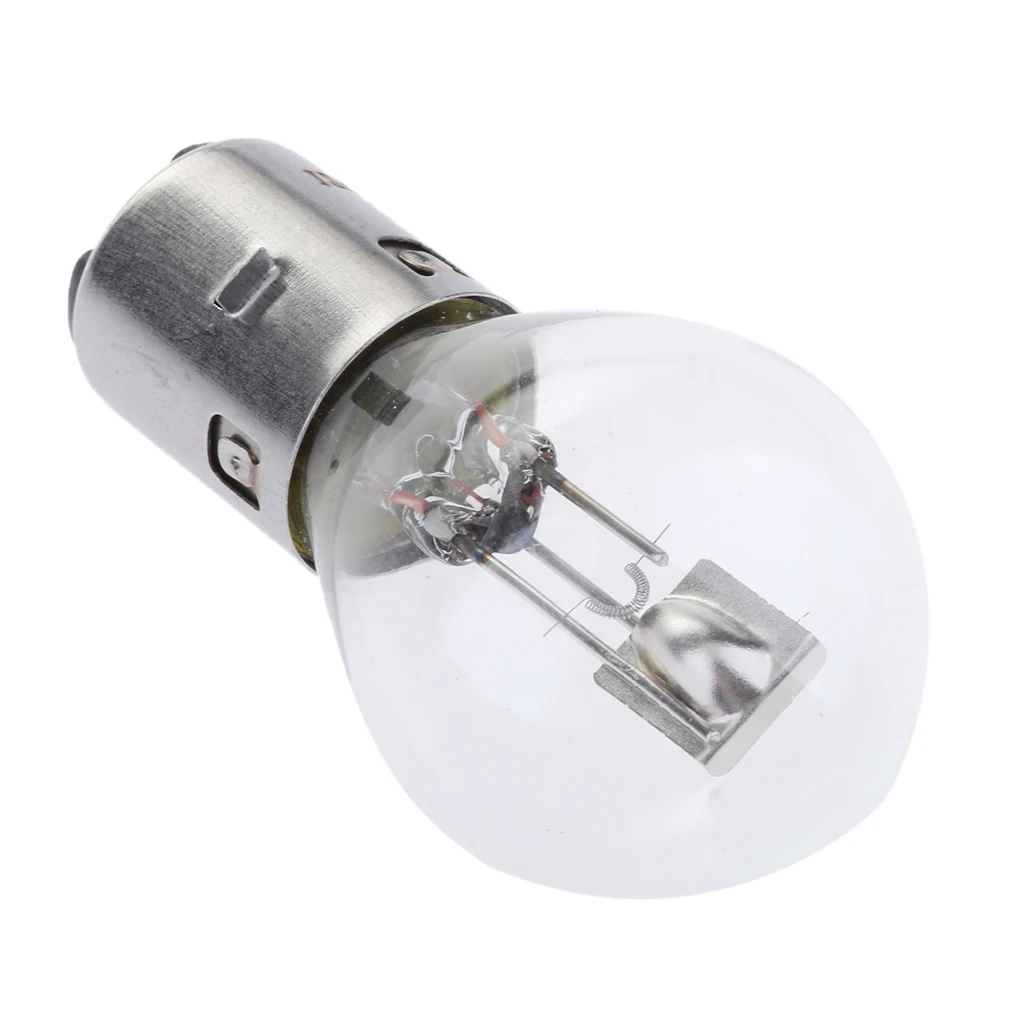 BA20D S2 12V 35/35W Motorcycle Headlight Lamp Light Halogen Xenon Bulb Clear Bright White Bulb Quartz Glass Lamp Motorcycle Head