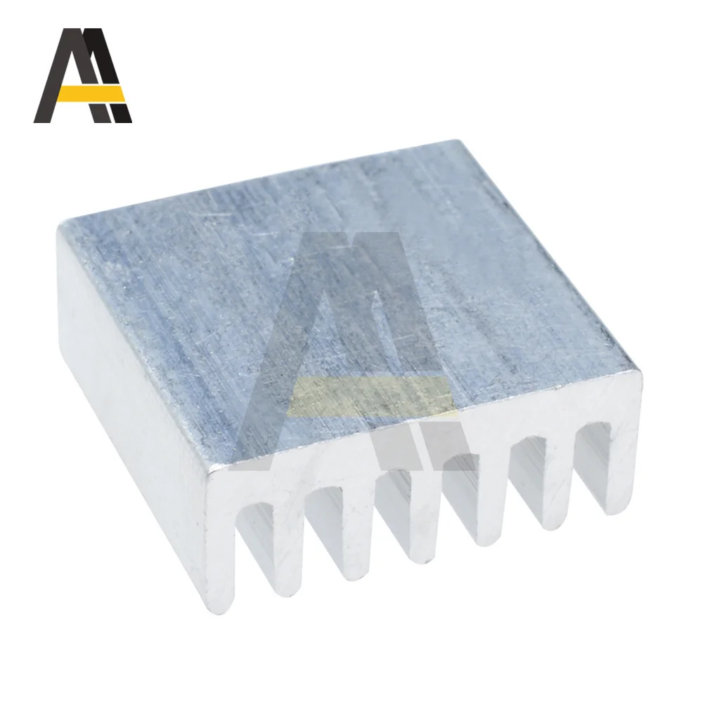 Disipador de calor de aluminio para ordenador, Enfriador de 14x14x6mm, 11x11x5mm, 8,8x8,8x5mm, 20x14x6mm para varias disipación de calor Pi, 10 unidades por lote