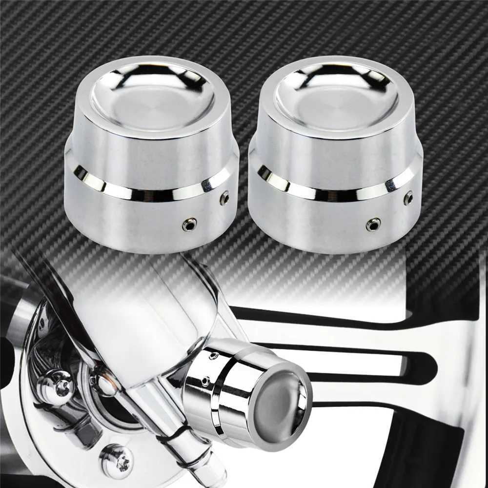 Motorcycle 29mm Front Axle Nut Cover Cap Bolt For Harley Sportster XL883 1200 Touring Wide Glide Dyna Fat Bob Softail Dyna VRSC