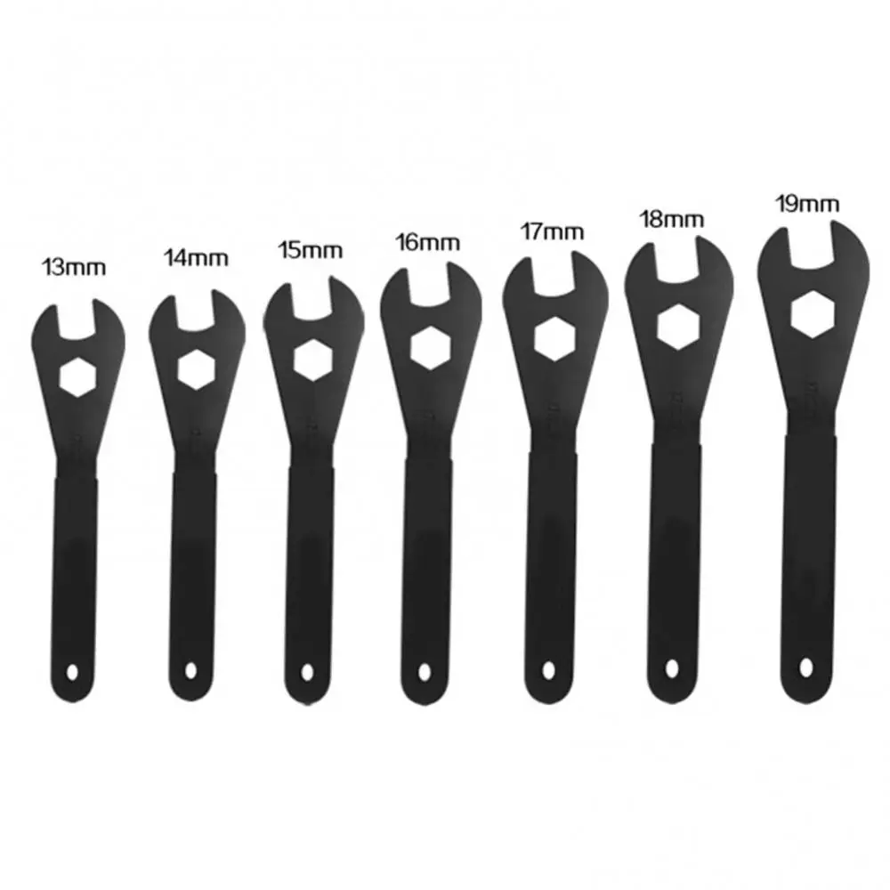 Carbon Steel Bicycle Hub Wrench Bicycle 13/14/15/16/17/18/19mm Cycling Hub Cone Spanner Headset Repair Tool