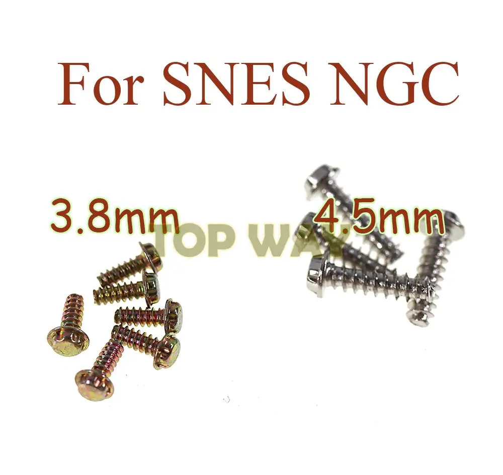 20PCS Replacecment Repart 3.8mm 4.5mm GameBit Security Screws For Nintendo NES SNES N64 Gameboy Console Cartridge