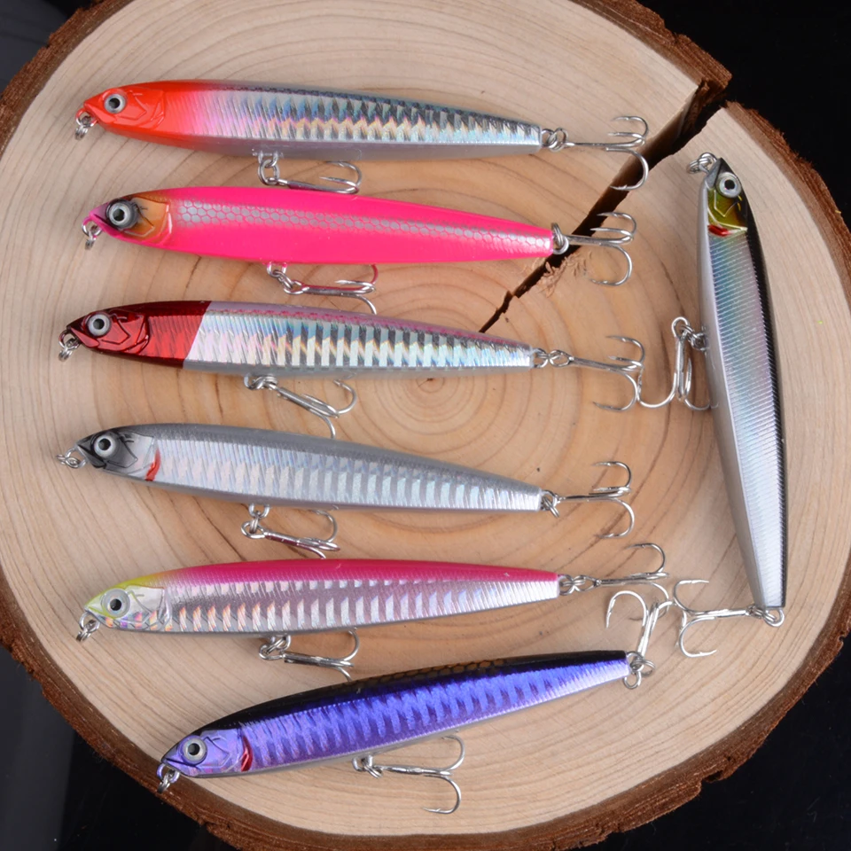 Pencil Sinking Fishing Lure Weights 10-24g Bass Fishing Tackle Lures Fishing Accessories Saltwater Lures Fish Bait Trolling Lure