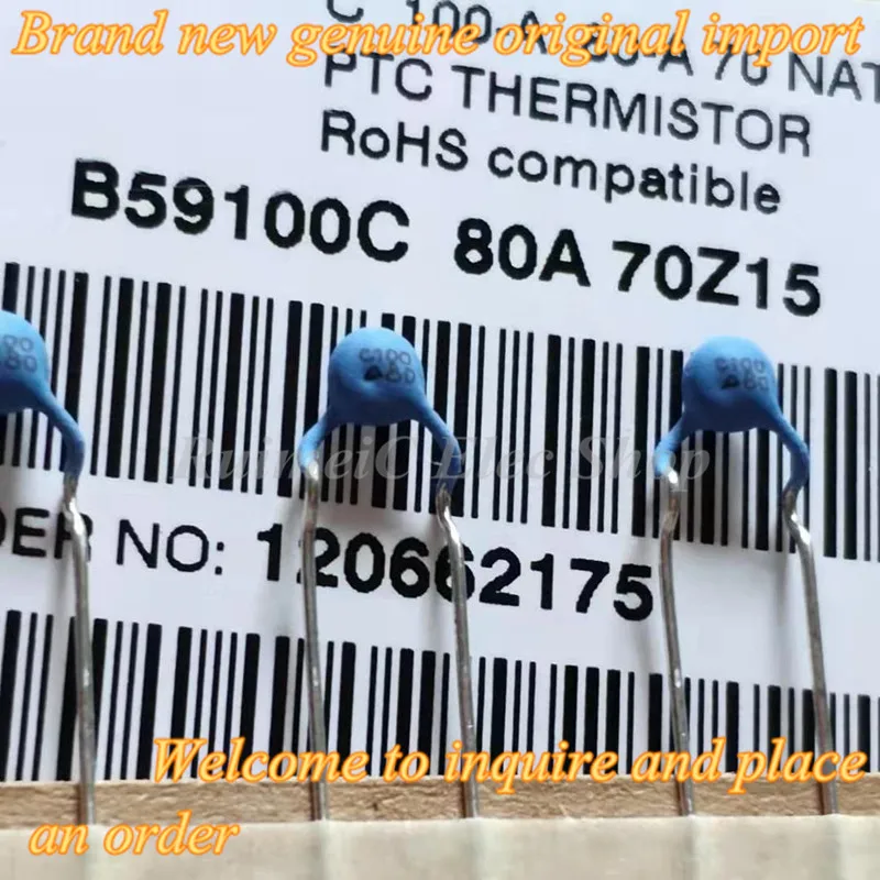 Gratis Ongkir Thermistor 10PCS B59100C0080A070 B59100C80A70 PTC C100 80 ° ใหม่เอี่ยมสต็อกเดิม